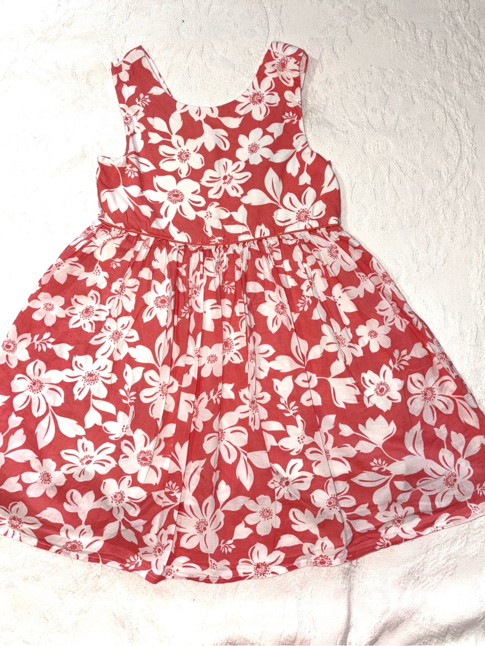 Cynthia Rowley Red and White Floral Sundress